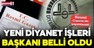 Resmi Gazete'de yayımlandı! Diyanet İşleri Başkanlığına Prof. Dr. Safi Arpaguş atandı
