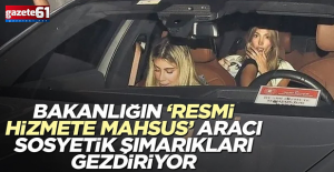 Şevval Şahin, resmi hizmete mahsus araçla yakalanmıştı