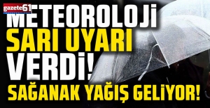 Trabzon için sarı kod verildi!