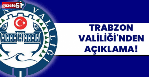 Trabzon Valiliği'nden insansız deniz aracı açıklaması!