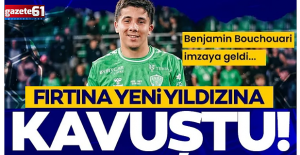 Trabzonspor Benjamin Bouchouari'yi Türkiye'ye getirdi!