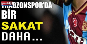 Trabzonspor'da Fenerbahçe maçı öncesi bir sakat daha!