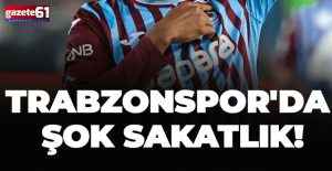 Trabzonspor'da moralleri bozacak sakatlık!