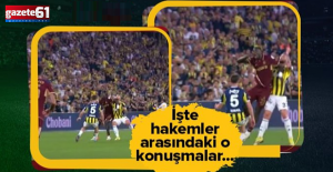 Trabzonspor - Fenerbahçe maçının VAR kayıtları yayınlandı