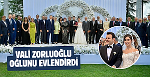 Vali Zorluoğlu oğlunu evlendirdi