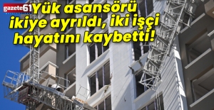 12'nci kattaki yük asansörü ikiye ayrıldı!