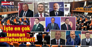 28 ilde yapılan ankete göre en popüler 10 milletvekili!