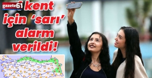 4 kent için 'sarı' alarm! 3 bölgede yağış var!