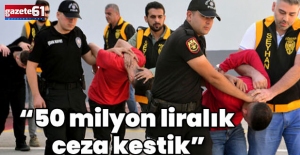 50 milyon lira haraç ve kurşun yağmuru