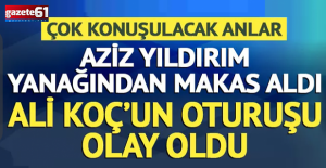 Aziz Yıldırım Ali Koç'un yanağından makas aldı...