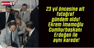 Cumhurbaşkanı Erdoğan ve Ekrem İmamoğlu aynı karede...