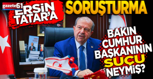 Kıbrıs seçimleri için Ersin Tatar'a soruşturma!