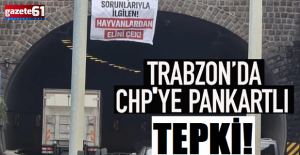 Trabzon'da CHP yönetimine tepki!