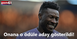 Andre Onana o ödülde ilk 10 aday arasında!