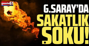 Galatasaray'ın yıldızı Trabzonspor maçında yok...