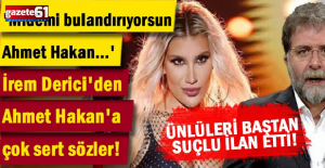 İrem Derici'den Ahmet Hakan'a çok sert sözler! 'Midemi bulandırıyorsun Ahmet...'