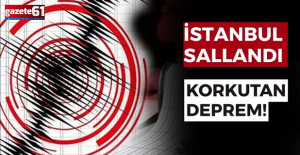İstanbul'da korkutan deprem! İşte büyüklüğü...
