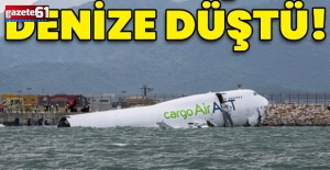 Kargo uçağı denize düştü: 2 kişi öldü
