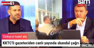 KKTC'li gazeteciden canlı yayında skandal çağrı! Türkiye'yi hedef aldı