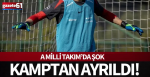 Milli takımda kaleci krizi! İzinsiz kamptan ayrıldı