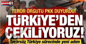 PKK: Türkiye'den çekiliyoruz!