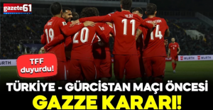 TFF'den Gürcistan maçı için karar!