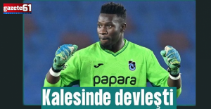 Trabzonspor'da Andre Onana kalesinde devleşti!