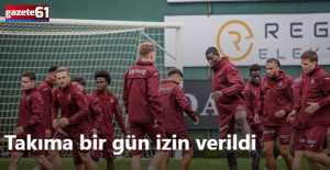 Trabzonspor dünü izinli geçirdi