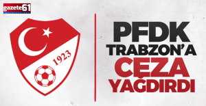 Trabzonspor tribünlerine ceza!