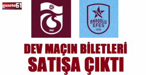 Trabzonspor'un dev maçının biletleri satışta