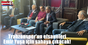 Trabzonspor'un efsaneleri Emir Yuşa için sahaya çıkacak!