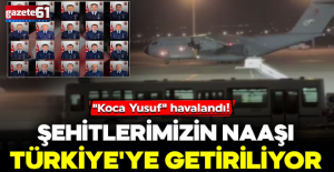 20 şehidimiz vatanına getiriliyor: Uçak Tiflis’ten hareket etti