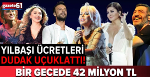 2026 yılbaşı sahne ücretleri dudak uçuklattı! Bir gecede 42 milyon TL