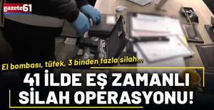 3 binden fazla kurusıkıdan çevrilmiş silah ele geçirildi