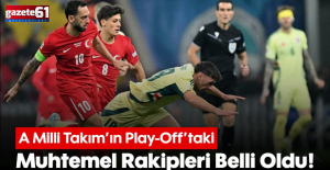 A Milli Takım'ın play-off turundaki muhtemel rakipleri belli oldu!