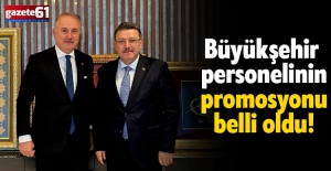 Büyükşehir personelinin promosyonu belli oldu!