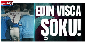 Edin Visca şoku! Maça devam edemedi
