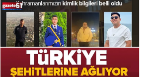 Türkiye şehitlerine ağlıyor!