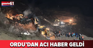 Ordu'daki göçük faciasından acı haber geldi!