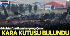 Gürcistan'da düşen uçağın kara kutusu bulundu