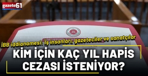 İBB iddianamesinde kim için kaç yıl hapis cezası isteniyor?