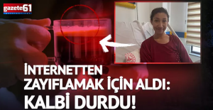 İnternetten aldığı zayıflama kahvesi kalbini durdurdu!