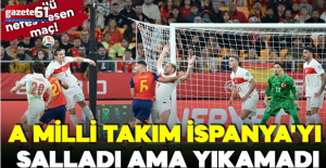 İspanya'ya ilk puan kaybını yaşattık