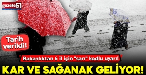 Kar ve sağanak geliyor! Tarih verildi