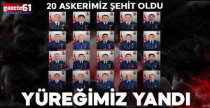 MSB düşen uçaktaki 20 şehidimizin isimlerini paylaştı