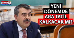 Okullarda ara tatil kalkıyor mu? Bakan Tekin'den açıklama