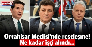 Ortahisar Meclisi'nde restleşme! Ne kadar işçi alındı…