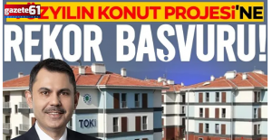 Yüzyılın Konut Projesi'ne ilk günde rekor başvuru!