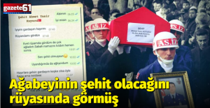 Şehit Kuyucu'nun son mesajı yürek yaktı: Sen şehit olmuşsun...