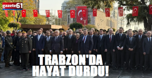 Trabzon'da hayat durdu!